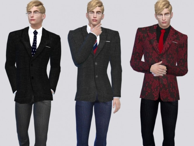 The Americana Suit Jacket by McLayneSims at TSR » Sims 4 Updates