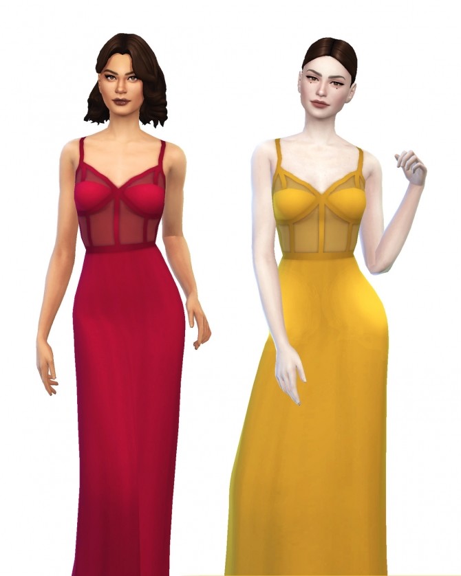 Sims 4 KIRA’S GOWN by Christina at Sulsulhun