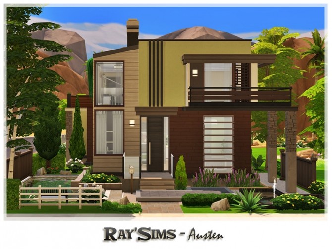 Sims 4 Austen house by Ray Sims at TSR