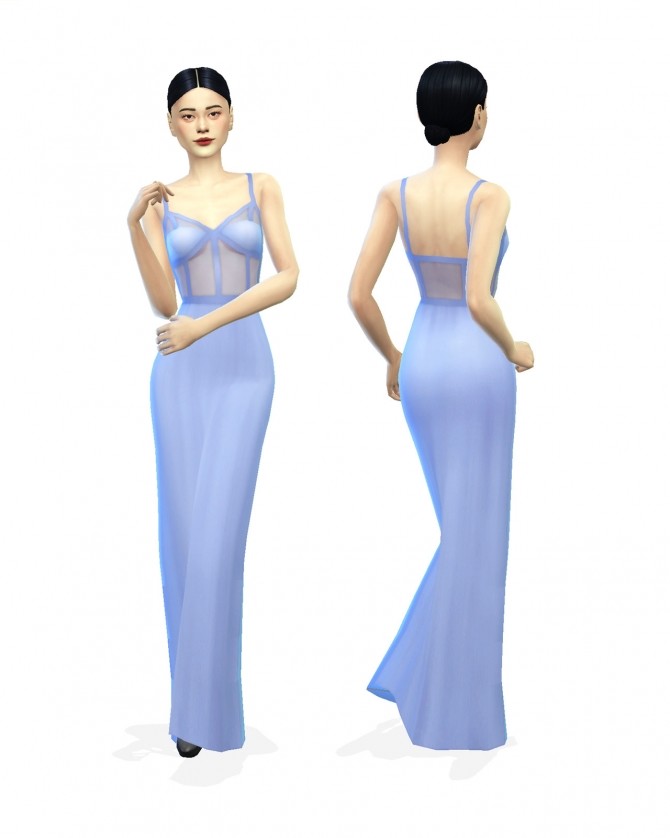 Sims 4 KIRA’S GOWN by Christina at Sulsulhun