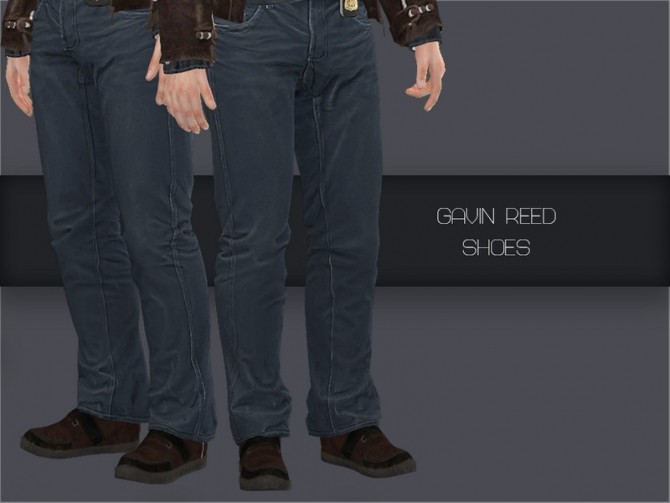 Sims 4 Gavin Reed SHOES by PlayersWonderland at TSR