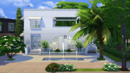 Simply White House No CC Tiny Living by mamba_black at Mod The Sims