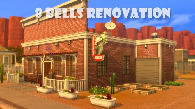 Sims 4 8 Bells Bar Minor Renovation No CC by dotssims at Mod The Sims