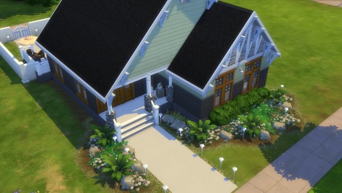 Sims 4 Cottage Family Home NO CC by zhepomme at Mod The Sims