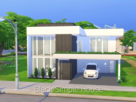 Black Simple House by gbs04147 at TSR