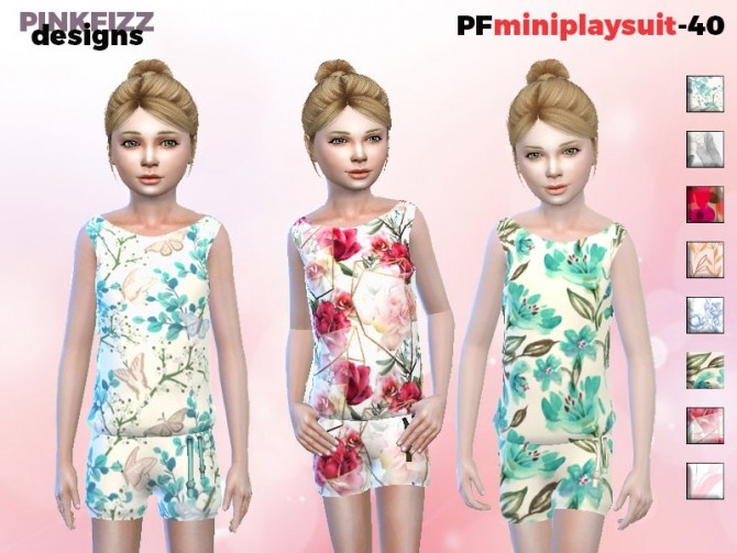 Sims 4 Mini Playsuit PF40 by Pinkfizzzzz at TSR