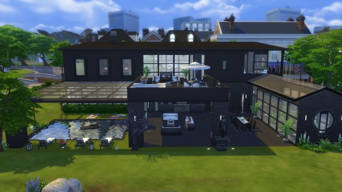 Sims 4 Vampi House by mamba black at Mod The Sims