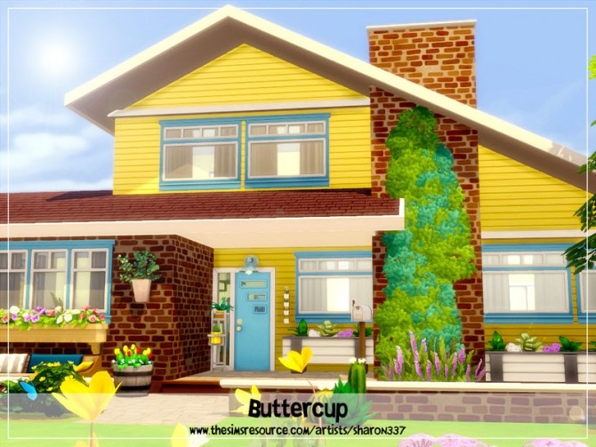 Sims 4 Buttercup house Nocc by sharon337 at TSR