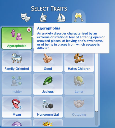 Sims 4 Agoraphobia Trait by Simularity at Mod The Sims