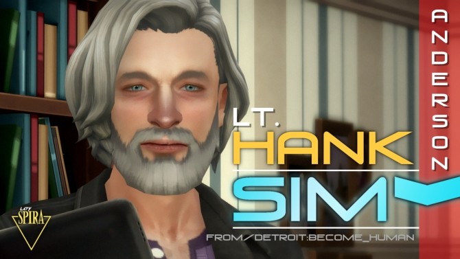 Sims 4 Lt. Hank Anderson by LadySpira at Mod The Sims