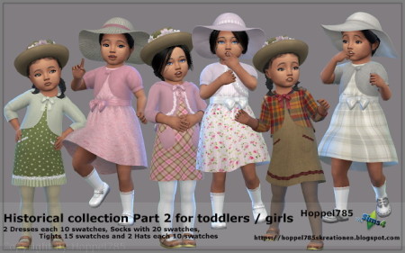 Historical Collection Part 2 For Toddlers girls at Hoppel785