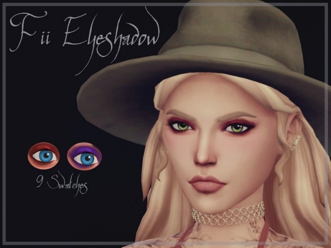 Sims 4 Fii Eyeshadow by Reevaly at TSR