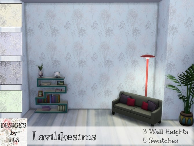 Sims 4 Birch Forest wallpaper by lavilikesims at TSR