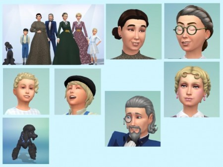 Aunt Green, aunt Brown and aunt Lavender at KyriaT’s Sims 4 World