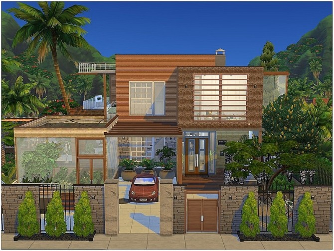 Sims 4 Island View Villa by lotsbymanal at TSR