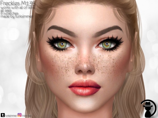 Sims 4 Freckles M135 by turksimmer at TSR