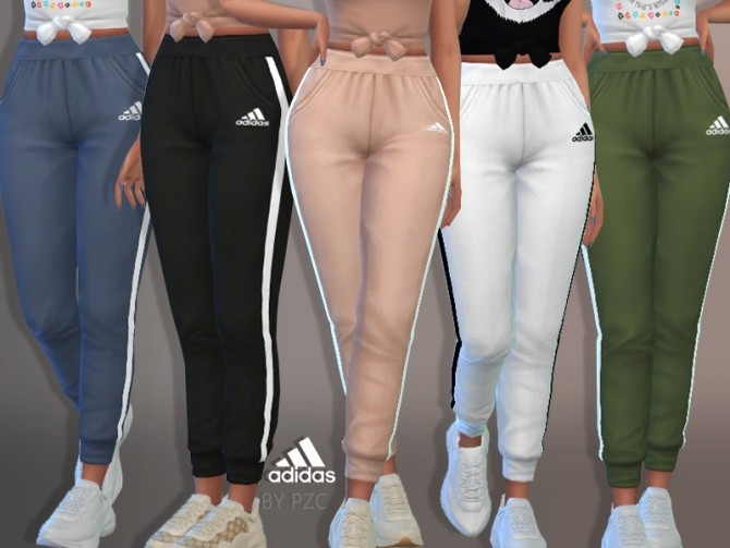 Sims 4 Joggers 9010 by Pinkzombiecupcakes at TSR