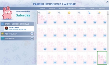 91 days without pre-made holidays by dlbakewell at Mod The Sims