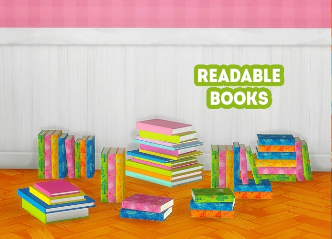 Sims 4 Readable books at Lina Cherie