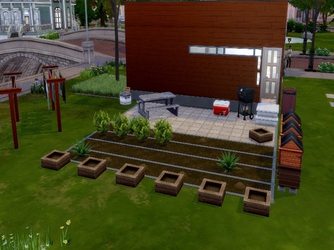 Sims 4 Little eco house by GenkaiHaretsu at TSR
