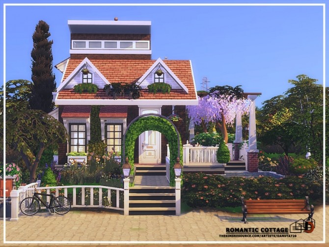 Sims 4 Romantic cottage by Danuta720 at TSR