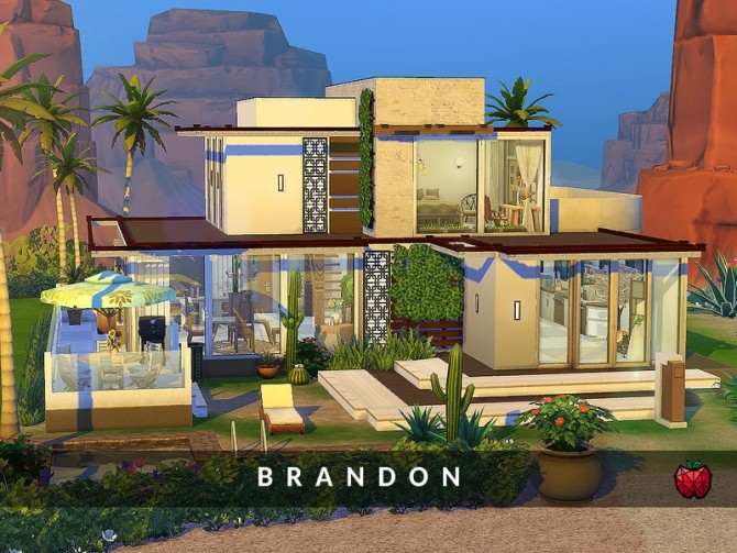 Sims 4 Brandon small house no cc by melapples at TSR