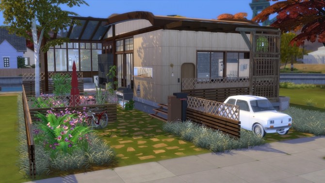 Sims 4 WOODEN HOUSE at Dinha Gamer