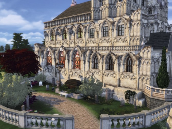 Sims 4 Abandoned Cathedral by VirtualFairytales at TSR