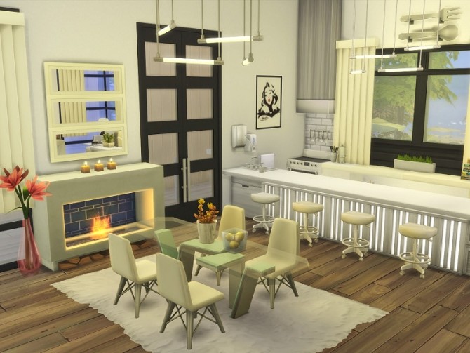 Sims 4 Scandinavian Nature house by Simalien at TSR