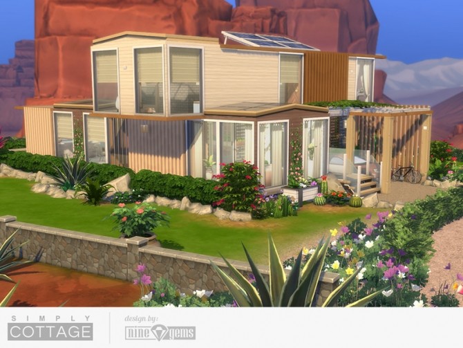 Sims 4 Simply Cottage by ninegems at TSR