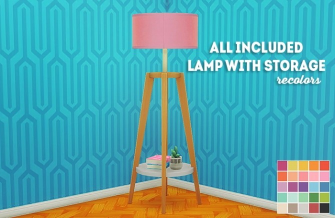 Sims 4 Lamp recolors at Lina Cherie