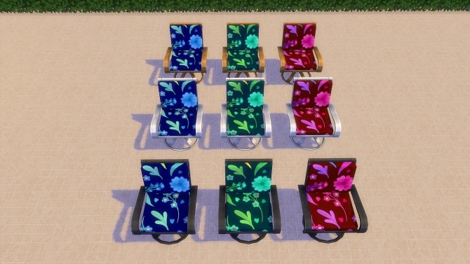 Sims 4 Garden furniture by hippy70 at Mod The Sims