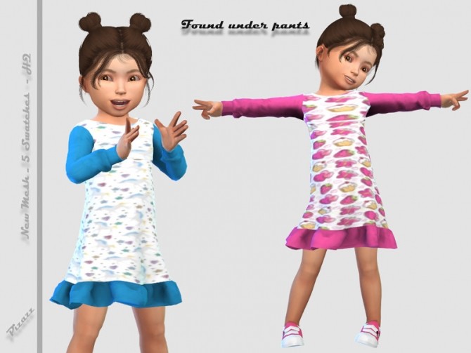 Sims 4 Toddler Dress 006 by pizazz at TSR