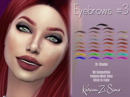 Eyebrows #3 by KareemZiSims at TSR