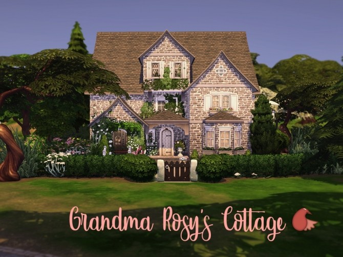 Sims 4 Grandma Rosy’s Cottage at Miss Ruby Bird