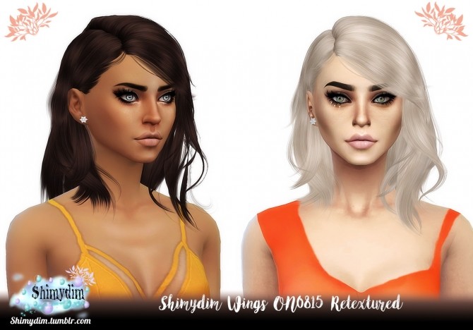 Sims 4 Wings ON0815 Hair Retexture Naturals + Unnaturals at Shimydim Sims