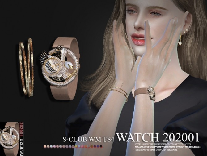 Sims 4 Watch 202001 by S Club WM at TSR