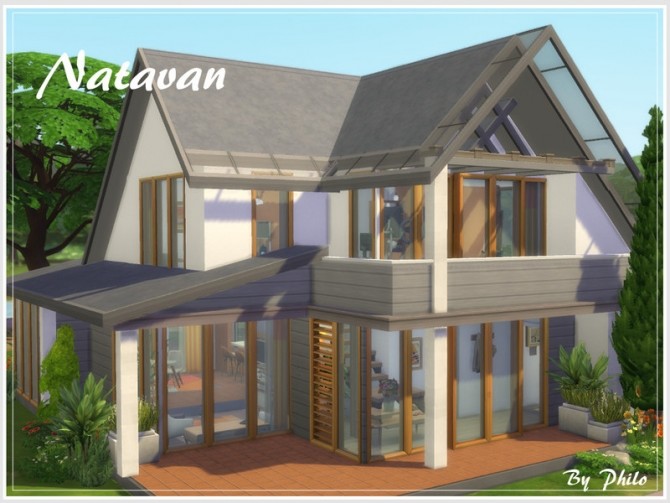 Sims 4 Natavan house by philo at TSR