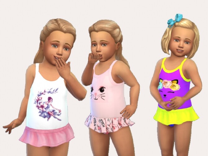 Toddler Swimwear By Louisa1 At Tsr Sims 4 Updates