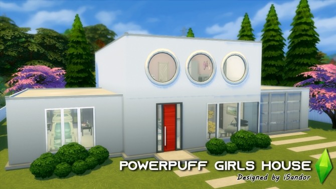 Sims 4 The Powerpuff girls house NO CC by iSandor at Mod The Sims