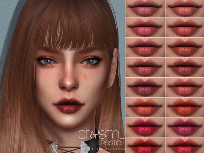 Sims 4 LMCS Crystal Lipstick (HQ) by Lisaminicatsims at TSR
