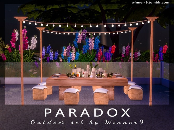 Sims 4 Paradox Outdoor by Winner9 at TSR