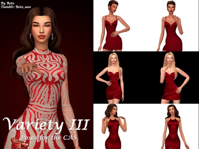 Sims 4 Variety III Poses for the CAS by Beto ae0 at TSR