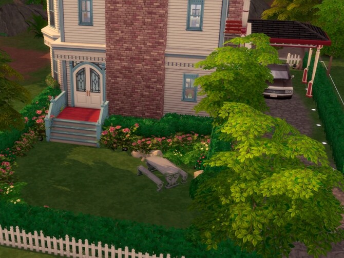 Sims 4 The Mountain View House NoCC by jujulibelei at TSR