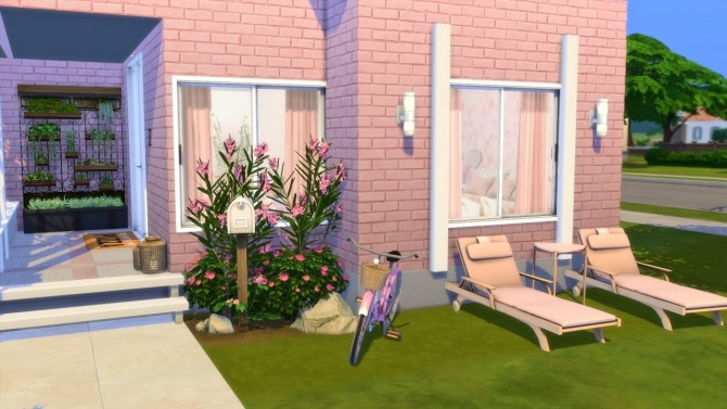 Sims 4 LITTLE PINK HOUSE at MODELSIMS4
