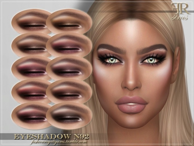 Sims 4 FRS Eyeshadow N92 by FashionRoyaltySims at TSR