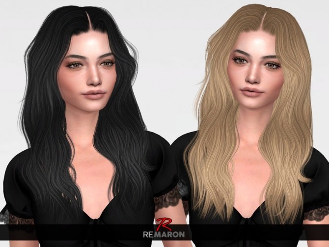 Sims 4 Evy Hair Retexture by remaron at TSR