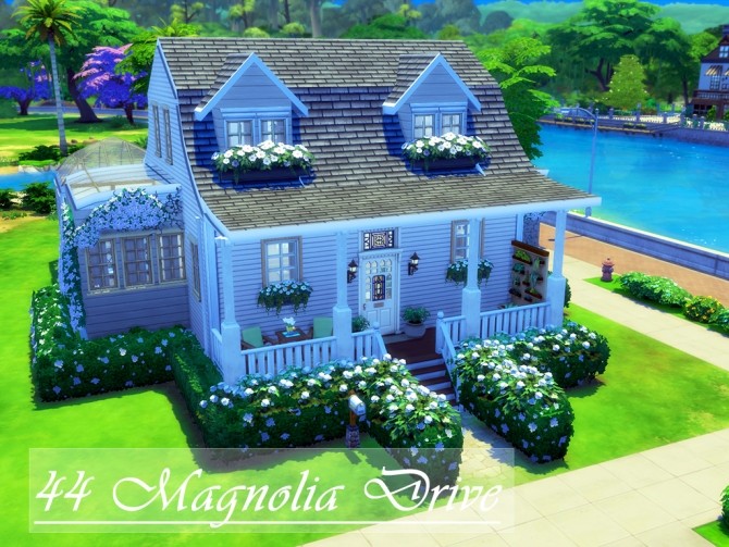 Sims 4 44 Magnolia Drive house by simbunnyRT at Mod The Sims