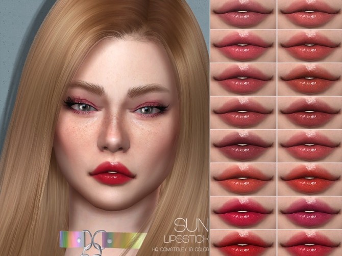 Sims 4 LMCS Sun Lipstick HQ by Lisaminicatsims at TSR