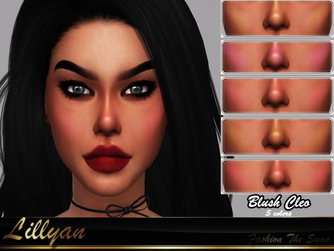 Sims 4 Cleo Blush by LYLLYAN at TSR